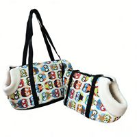 Sac à dos pour animaux de compagnie avec fermeture éclair, bandoulière, grande capacité, portable, pour chats et chiens, cadeau de vacances