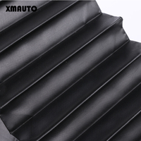 Protection souple en nylon noir pour guide de machine CNC, soufflet anti-poussière, bouclier lamellaire blindé
