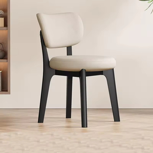 Chaise de salle à manger en bois de luxe moderne nordique pour hôtel, cuisine, salon, café, table, événement rétro, banquet, chaise confortable - Product Image 3