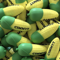 Flashdisk USB PVC 3D Bentuk Jagung Kustom, Hadiah Promosi Pertanian, Memory Stick USB
