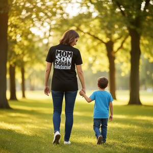 <b>Mom</b> <b>Son</b> Squad T-Shirt Unbreakable Bond Family Shirt - Product Image 3