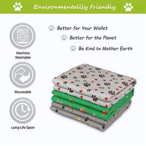 YK - Almohadillas de Entrenamiento Ecológicas sin Perfume para Perros, Súper Absorbentes, de Secado Rápido, a Prueba de Fugas, 100% Poliéster - Product Image 6