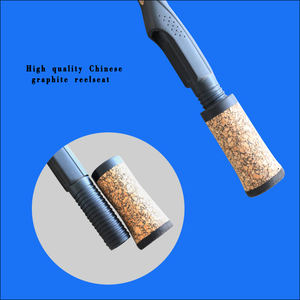 Canne à pêche en carbone pour enfants de 24'' à 36'' pour la pêche en eau douce et sur glace avec poignée en liège et moulinet pour jeunes pêcheurs - Product Image 6