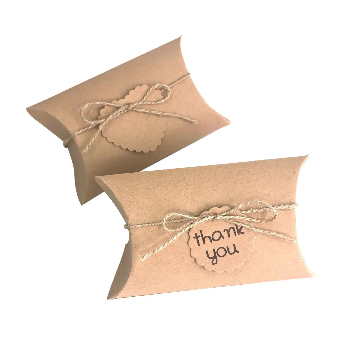 Hot spot kraft paper, white cardboard packaging carton hand soap box lovely kraft paper pillow candy box