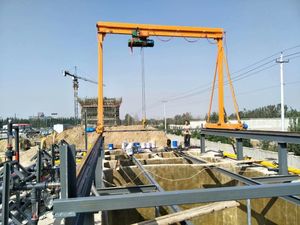 Warehouse Using 1ton 2ton 3ton 4ton 5ton Goliath <b>Crane</b> Single Girder Moveable Mini Small Portable <b>Gantry</b> <b>Cranes</b> - Product Image 5