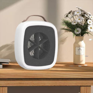 Mini radiateur de bureau avec protection contre la surchauffe, 500W, pour chambre à coucher, élément chauffant portable, ventilateur électrique - Product Image 6