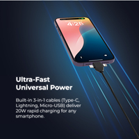 Y2 Power AMI - Casier de recharge pour téléphones portables à 10 emplacements avec station de recharge PD 20W compatible carte de crédit - Armoire sécurisée pour la recharge de téléphones