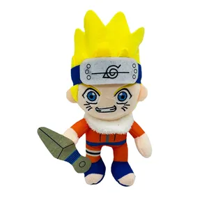 20cm Genuine Anime Naruto Plush Stuffed Doll Naruto Uchiha Itachi Kakashi  Cartoon Plush Doll Toy Boy Birthday Gift Home Decor
