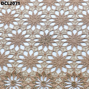 Dernière Collection de Tissus en Dentelle Guipure du Sénégal, Dentelle Guipure Africaine de Haute Qualité pour Femmes, <span class=keywords><strong>Mariage</strong></span> - Product Image 3