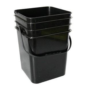 Innopack Fabricant Promotion PP Matériau Carré Seau De Stockage En Plastique Capacité 20L Ventes Directes Couvercle Épaisseur De Paroi 2mm - Product Image 1