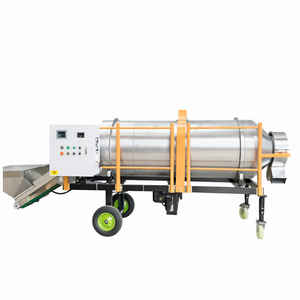 Máquina de Recubrimiento de Semillas con Tambor Rotatorio Continuo HONGDI, Sistema de Pulverización, Equipo Industrial de Procesamiento de Semillas (500-1000 Kg/h) - Product Image 1