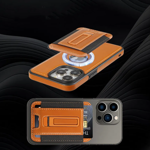 Fundas Magnéticas de Piel Sintética para Teléfono Móvil, con Diseño Ejecutivo y Protección Contra Impactos, para 13/14/15/16 17Pro Max Plus, Gran Venta - Product Image 3