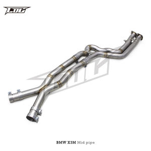 Труба средней длины/средняя труба для выхлопных труб BMW X3M/X4M F97/F98 3,0 T 2019-2023 из нержавеющей стали - Product Image 5