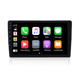 Hệ Điều Hành Android 9 10 Inch 2 Din, Thiết Bị Định Vị <span class=keywords><strong>GPS</strong></span>, Đài Phát Thanh, Âm Thanh Nổi, Dvd, Carplay, Trình Phát Đa Phương Tiện Mp5 - Product Image 1
