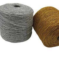 Fil de polyester/nylon et fil métallique brillant trilobal or lurex argenté pour broderie, crochet, point de croix, type de fil filamentaire