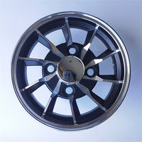 Elektrische Driewieler Aluminium Wiel Front Ring Stalen Wiel 10 Inch 2.5 Breed 8 Hoek Aluminium Wiel
