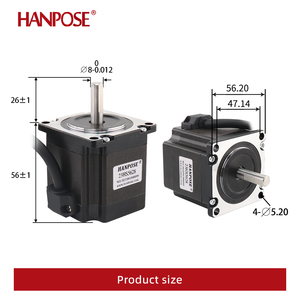 汉波森Nema23步进电机缝纫机<span class=keywords><strong>2</strong></span>.8a 1.26n.<span class=keywords><strong>M</strong></span> 56毫米23hs5628用于数控铣床步进电机12v - Product Image 4