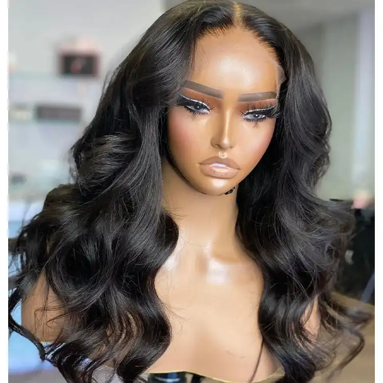 Body Wave Wear And Go Glueless Human Hair Lace Closure Wig Pre Cut HD Lace With Natural Hairline Beginner Friendly