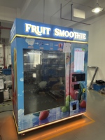Distributeur automatique de smoothies en acier Caiyunjuan SDK, distributeur automatique de nourriture congelée, de fruits frais et de crème glacée en libre-service 24h/24