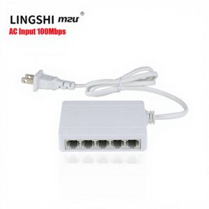 5 puertos 8pin Rj45 Network Desktop Switch 10/100Mbps Unmanaged Exchange Network Lan Switch - Product Image 1