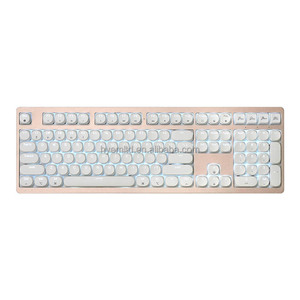 Kailh Thương Hiệu 108 Phím Ba Chế Độ Hot-Swappable Im Lặng Cơ Khí Cấu Hình Thấp <span class=keywords><strong>LED</strong></span> Backlit Bàn Phím Sản Phẩm Mới - Product Image 1