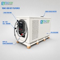 TAICO TKMC-800 75kWh 60kW Chargeur mobile de lithium-ion refroidi par liquide pour véhicules électriques, chargeur rapide DC, secours routier à la demande