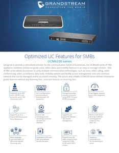 IP hệ thống <span class=keywords><strong>PBX</strong></span> Grandstream UCM6202 hỗ trợ 500 SIP người dùng và 2fxs + 2fxo cổng và New ucm6300 loạt IP <span class=keywords><strong>PBX</strong></span> - Product Image 5