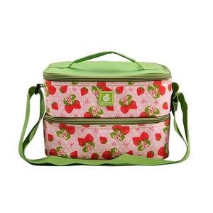 กระเป๋าเก็บความร้อนสีตัดกันแบบหนาพิเศษ ขายดี สำหรับโรงเรียน สำนักงาน ปิกนิกกลางแจ้ง ชุดกล่องอาหารกลางวัน พร้อมกระเป๋าเก็บความเย็นสำหรับเด็ก - Product Image 5