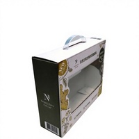 Op maat gemaakte, handvouwbare cadeaudoos met venster, golfkarton, logo-druk mogelijk voor gedroogd fruit en cosmetica