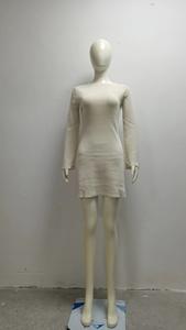 STOCK 6 Farben <span class=keywords><strong>Open</strong></span> <span class=keywords><strong>Back</strong></span> Frauen Kleid Strick Langarm Kleid Strand Outfits - Product Image 2