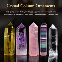 KINDFULL CRYSTAL Nouvelle Tour Énergétique en Agate Géode Rose Polie, Artisanat en Cristal pour la Méditation, Décoration Intérieure et Cadeau