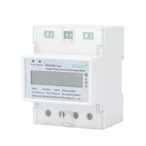 Ds2536 מטר אנרגיה דיגיטלית <span class=keywords><strong>rehe</strong></span> 40a 220v 230v 380v 50hz 4p סוג מעקה דין יחיד עם תצוגת lcd - Product Image 1