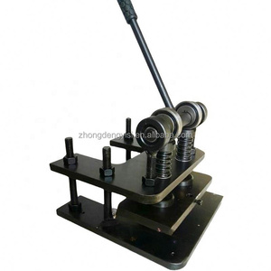 Máquina troqueladora comercial pequeña, prensa manual para troquelado de cartón y cuero - Product Image 2