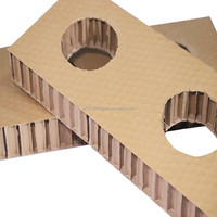 Composite Laminated Durable Paper Honeycomb Sandwich Panels Honeycomb Board Paperboard Pads D-board Cardboard Packaging Supplier