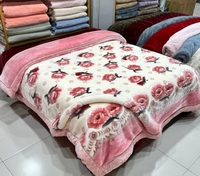 Neue Mehrfarbige Raschel Verdickte Decke Ganzjährig Weiche Kuschelige Fleecedecke
