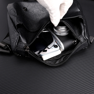 Neuestes Design Großhandel Langlebige PU-Leder Umhängetasche Crazy Horse Leder Umhängetasche Leder Messenger Brusttasche - Product Image 3