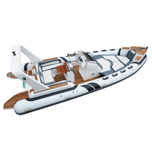 Yacht de croisière de luxe HAOHAI en fibre de verre avec moteur hors-bord, longueur 730 cm, logo personnalisé - Origine Shandong - Product Image 1