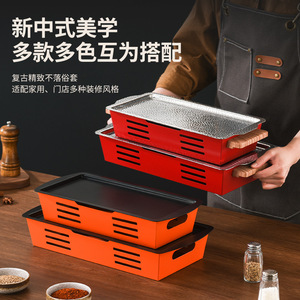 Grilled Fish Oven Stainless Steel Non-Stick Pan Commercial Restaurant Use Propane Gas Powered - Product Image 5
