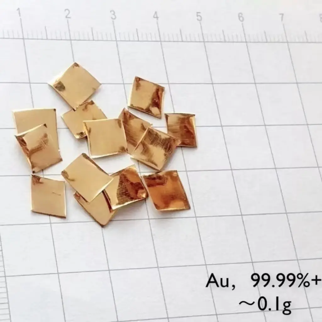 0.1g High Purity Gold Au 4N 99.99% Precious Metal Gold