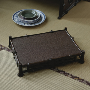Bamboo Teapot Stand Square Single Layer Chinese Style <b>Tea</b> Tray For Kung Fu <b>Tea</b> <b>Set</b> - Product Image 3