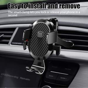 ที่วางโทรศัพท์ใน<span class=keywords><strong>รถ</strong></span>ยนต์แท่นวางโทรศัพท์คาร์บอนไฟเบอร์สำหรับช่องระบายอากาศและแดชบอร์ดแฮนด์ฟรีที่ดูดแขนยาวและคลิประบาย - Product Image 4