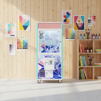 Machine de jeu d'arcade à griffes pour l'hôtellerie, machine distributrice de jouets pour hall d'hôtel, machine à prix esthétique