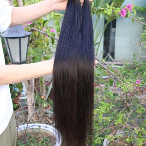 Extensiones de Cabello Virgen Brasileño Liso Estilo Remy, Paquetes a Granel de 8-40 Pulgadas, Cabello Brasileño 100% Sin Procesar, Doble Trama a Máquina - Product Image 2
