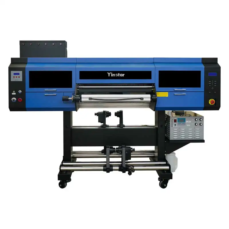 2023 Populaire Nieuwe Eenvoudig Te Bedienen 24 ''3 I3200 Head Uv Dtf Print Lamineren Uv Dtf 60Cm Filmsticker Printer Machine