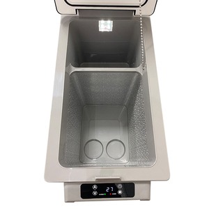 Gcsoar ตู้เย็นจอแสดงผล LCD พลังงานแสงอาทิตย์, ตู้เย็นแบบพกพา DC 12/24V 45L CF45 - Product Image 6