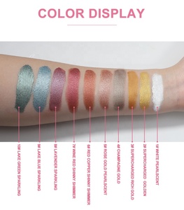 OCHAIN Thấp MOQ Tùy Chỉnh Lỏng Mắt Kem Eye Shimmer Bóng Cơ Sở Nhãn Hiệu Riêng Primer Gel Glitter Pigment Thạch <span class=keywords><strong>Eyeshadow</strong></span> - Product Image 3