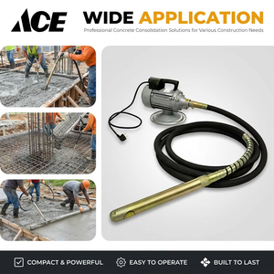 Vibreur à béton thermique puissant, choix de confiance au Royaume-Uni, avec <span class=keywords><strong>aiguille</strong></span> <span class=keywords><strong>vibrante</strong></span> de 25 mm - Product Image 3