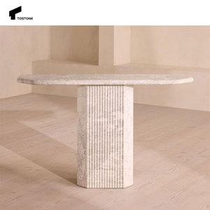 Tostone Interiors Furniture Natural Arabescato Mármol <span class=keywords><strong>blanco</strong></span> <span class=keywords><strong>Entrada</strong></span> Consola Mesa para <span class=keywords><strong>entrada</strong></span> Sala de estar Hogar Villa Decoración - Product Image 1