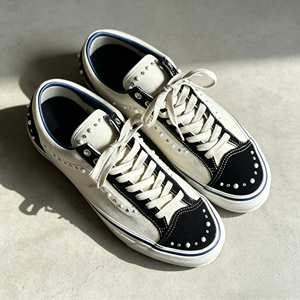 Baskets en toile délavée bleu marine de haute qualité, unisexe, style vintage, chaussures de skate tendance, décontractées pour le campus, stock international - Product Image 1