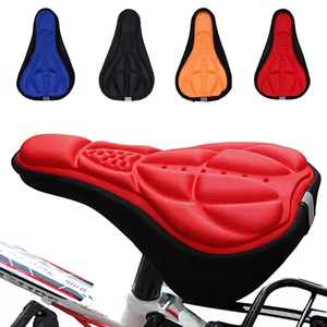 Selle de vélo en fibre de carbone épaisse et souple, coussin respirant en gel pour VTT et cyclisme - Product Image 2